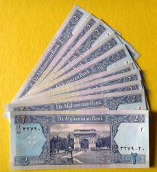 AFGANİSTAN=2002 2 Afganis P-65a UNC - ÇİL'  10 Adet!