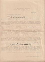 TÖS ve TÖDMF Genel Merkezleri'nden Türk Gençliği, Oyuna Gelme Başlıklı Bildiri, 2 Kasım 1968 ''Halk bakımsız, gençlik bakımsız, öğretmen bakımsız... Öğrencilerimiz Amerikan süt tozu içiyor, okullarımızda yabancı barış gönüllüleri...''