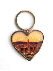 Vienna / Viyana kalp formlu anahtarlık