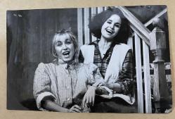 Yılın kadını Ayten Gökçer-Gülenay kalkan siyah beyaz eski fotoğraf 9 x 14 cm