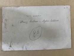 Yılın kadını Ayten Gökçer-Gülenay kalkan siyah beyaz eski fotoğraf 9 x 14 cm