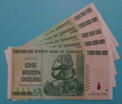 ZİMBABWE=2008 1000000000 Dollars P-83   ÇİL'  5 Adet!