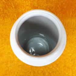 VINTAGE THE ART OF CHOKIN ALTIN VE GÜMÜŞ YALDIZ DEKORLU PORSELEN VAZO MADE IN JAPAN