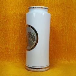 VINTAGE THE ART OF CHOKIN ALTIN VE GÜMÜŞ YALDIZ DEKORLU PORSELEN VAZO MADE IN JAPAN