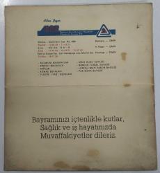 Bayram Tebrik Kartı - Ege Baharat Boya Kimyevi Maddeler İzmir