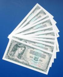 YUGOSLAVYA=1968  5 Dinar  P-81   ÇİL'  10 ADET!