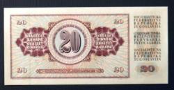 YUGOSLAVYA=1981  20 Dinar  P-88b   ÇİL'  5 Adet!