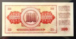 YUGOSLAVYA=1981  100 Dinar  P-90b   ÇİL'  5 Adet!
