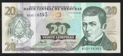 ** HONDURAS ( 20 * LEMPİRAS ) 2006 - ÇİL