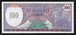 ** SURİNAM ( 100 * GULDEN - 0630482031 ) 1985 - ÇİL