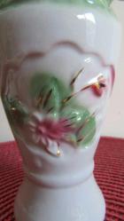 1980'LERDEN VİNTAGE PORSELEN FLORAL VAZO 19.5 CM