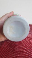 1980'LERDEN VİNTAGE PORSELEN FLORAL VAZO 19.5 CM