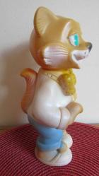 SOVYET RUSYA 1980'LERDEN ÇOK NADİR KAUÇUK (LASTİK) LEOPOLD KEDİ VİNTAGE BEBEK OYUNCAK FİGÜR 23.5 CM
