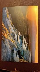 KARTPOSTAL - DENİZLİ , Pamukkale Travertenler Akşam üzeri