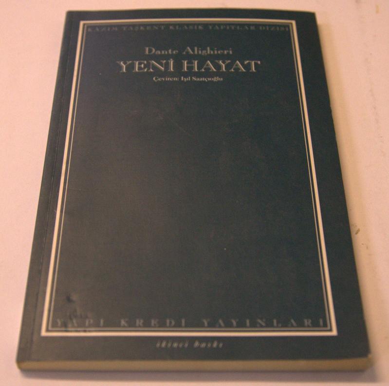 Yeni Hayat Dante Alighieri kinci El Kitap kitantik