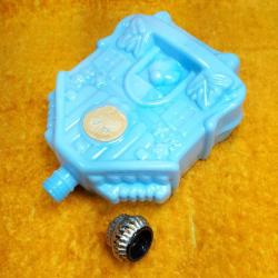 RETRO AVON FIELD FLOWERS KÜÇÜK EV FORMLU LİLA RENKLİ TAŞ OPAL BOŞ PARFÜM ŞİŞESİ