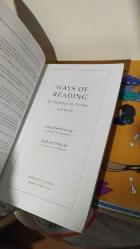 WAYS OF READY AN ANTHOLOGY  FOR WRİTERS ANTHONY PETROSKY İNGİLİZCE KİTAP KONDİSYON YÜKSEK TÜRKİYE'DE TEK OLABİLİR