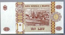 MOLDOVA=2006  1 Leu  P-8g  ÇİL'