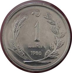 1980 1 Lira   Fao Köylü Kadınını Kalkındırma   (FAO  0001)