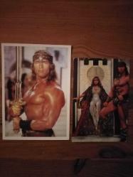 1980'Lİ YILLAR BARBAR CONAN KARTPOSTALLARI (2 ADET)
