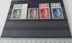 1938 ALMANYA REICH DÖNEMİ HİTLER TEMALI ORİJİNAL MNH TAM SERİ HH2İİ1 ÇOK ÇOK NADİR