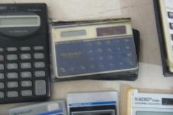 SHARP CASİO VS VS  13 TANE KOLLEKSİYON HESAP MAKİNASI  (K1
