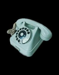 Iskra Kranj Yugoslavia Çevirmeli Telefon Su Yeşili Renginde