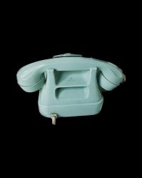 Iskra Kranj Yugoslavia Çevirmeli Telefon Su Yeşili Renginde