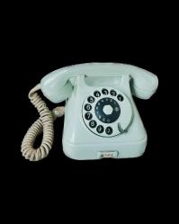 Iskra Kranj Yugoslavia Çevirmeli Telefon Su Yeşili Renginde