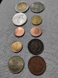 10 ADET KARIŞIK YABANCI MADENİ PARA LOTU P.3