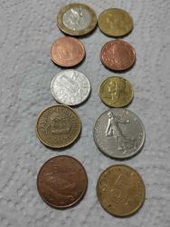 10 ADET KARIŞIK YABANCI MADENİ PARA LOTU P.4