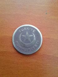 1939 YILI ORİJİNAL 5 BEŞ KURUŞ MADENİ NİKEL