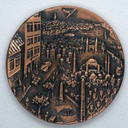 Habitat II Kent Zirvesi Bronz Hatıra Madalyon ( Habitat 2)