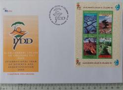 2006 ULUSLARARASI ÇÖLLER VE ÇÖLLEŞME YILI HATIRA BLOĞU ORİJİNAL FDC Sİ Y3 NADİR