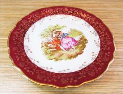 ViNTaGe LİMOGES PORSELEN FRaGoNaRD DeSeNLi DEKORATİF TABAK....