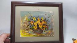 ÇE2---NATÜRMORT YAĞLI BOYA TABLO