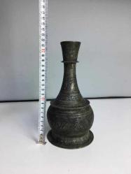 Antika Osmanlı İslami Bronz Vazo