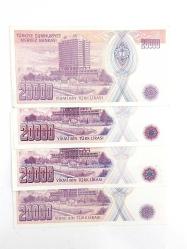 7. Emisyon 20.000 Türk Lirası Koleksiyon Kağıt Para . Hobi Para. Hatıra Para. Eski Para.