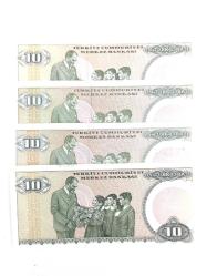 7. Emisyon 10 Türk Lirası Koleksiyon Kağıt Para . Hobi Para. Hatıra Para. Eski Para.