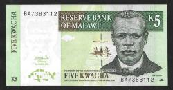 ** MALAVİ ( 5 * KWACHA ) 2004 - ÇİL
