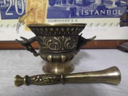 PİRİNÇ BOĞALI HAVAN (MÜKEMMEL İŞÇİLİK)