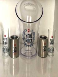 Antika - YENİ RAKI EHLİKEYF + YENİ RAKI ŞİŞE KOVA + 2 ADET RAKI BARDAĞI - kitantik - kitaLog