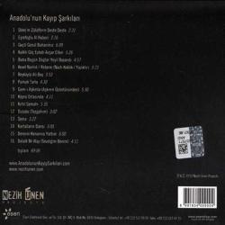 nezih ünen anadolunun kayıp şarkıları cd-jelatinli cd
