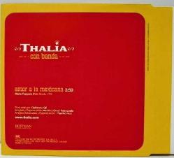 THALIA - AMOR A LA MEXICANA CON BANDA SINGLE 2001 CD