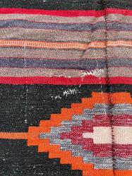 El Dokuma Anadolu Eski Antika Halı Kilim (140x284cm)