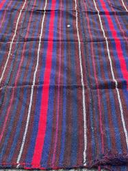 El Dokuma Anadolu Eski Antika Halı Kilim (135x95cm)