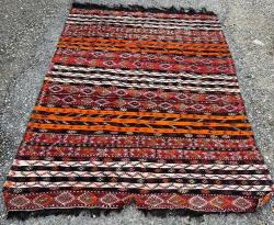 Antika - El Dokuma Anadolu Eski Antika Halı Kilim (193x278cm) - kitantik - kitaLog