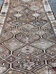 El Dokuma Anadolu Eski AntikaYün Halı Kilim (88x180cm)