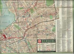 DER KLEINE FALK PLAN HAMBURG / BÜYÜK BOY HAMBURG ŞEHRİ PLANI...