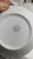 P41----İSTANBUL PORSELEN ÜÇ ADET ÇAY TABAĞI